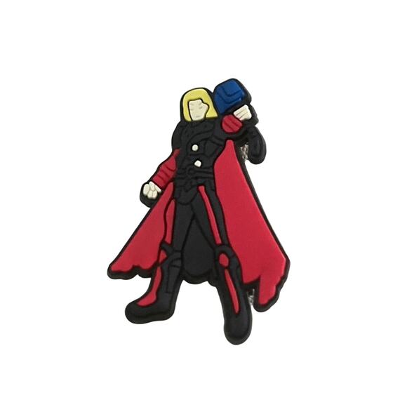 Croc Jibbitz | Thor Marvel Avengers Shoe Charm | Comic Book Style - Picture 2 of 4